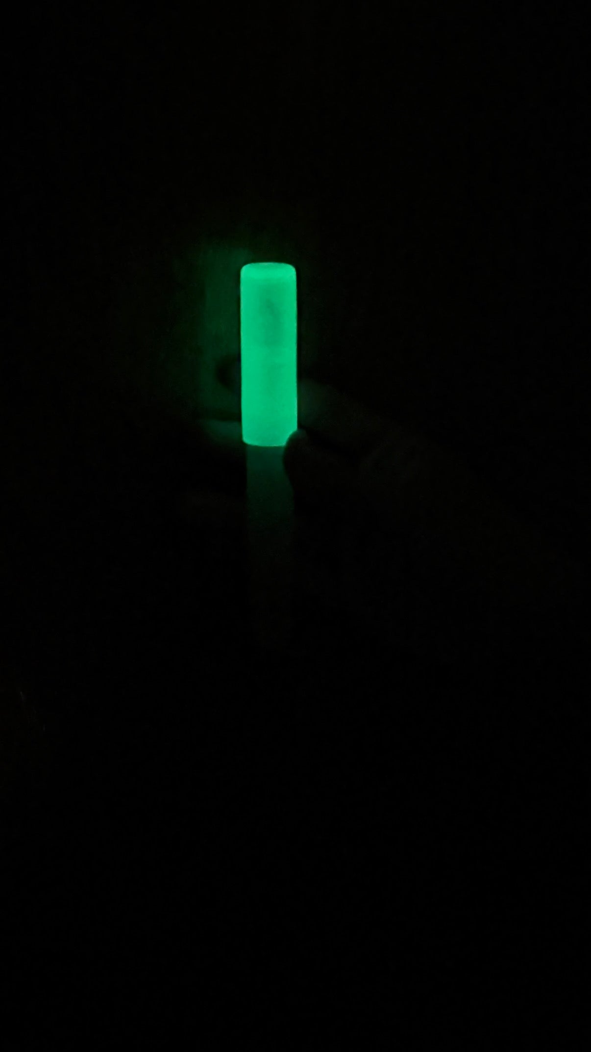 Resin Glitter with Glow in the Dark Cap Fountain Pen