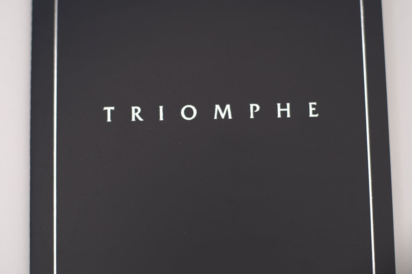 Clairefontaine Triomphe Notebook A5 Dark Blue with 48 Plain Sheets