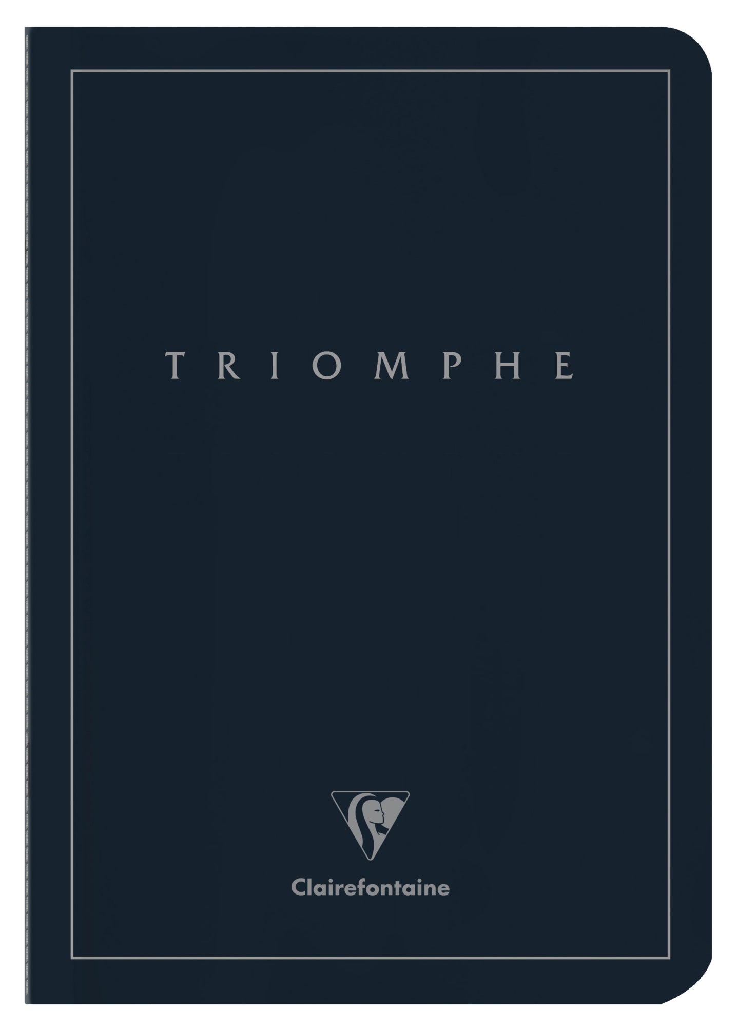 Clairefontaine Triomphe Notebook A5 Dark Blue with 48 Plain Sheets