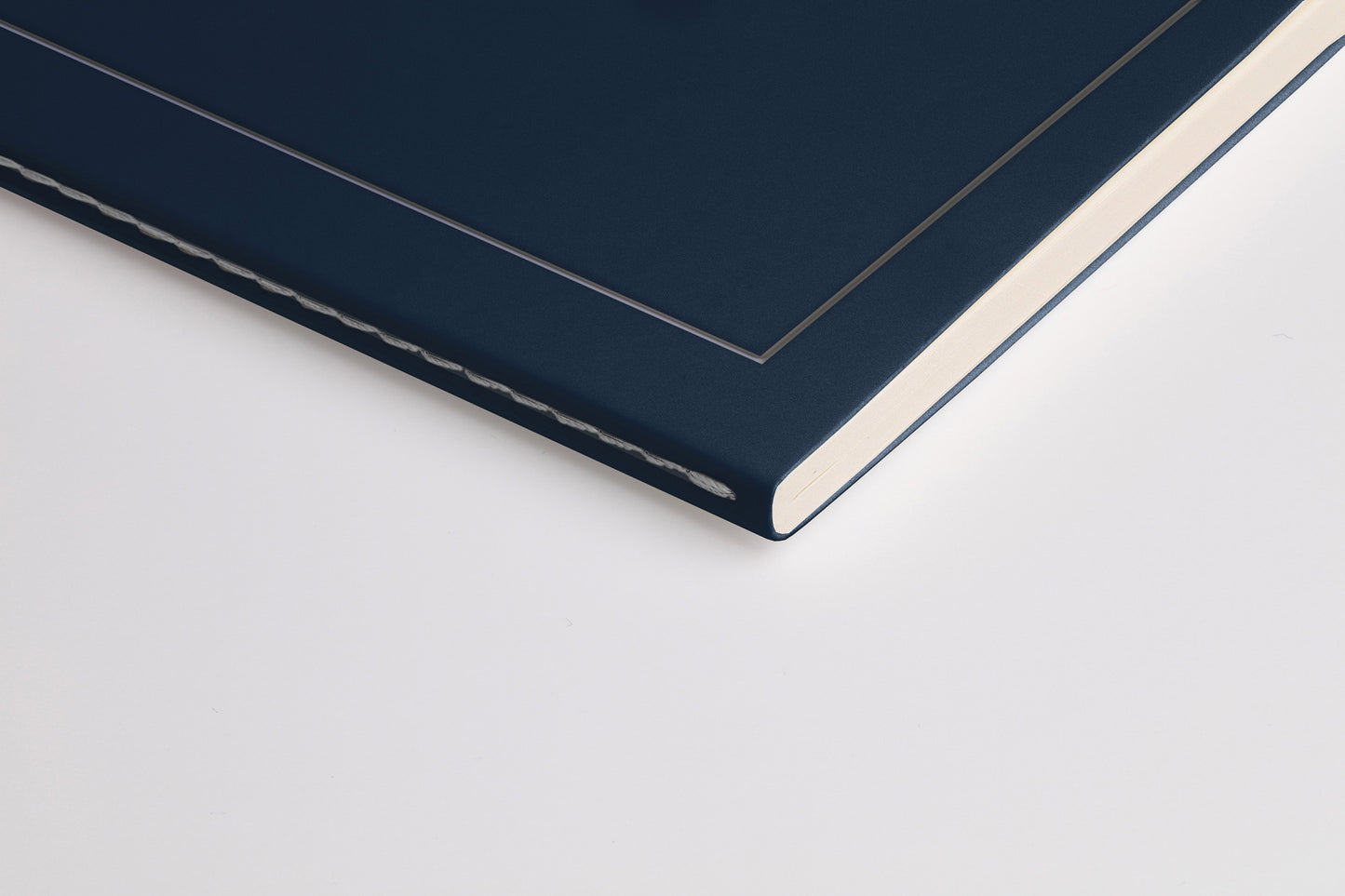 Clairefontaine Triomphe Notebook A5 Dark Blue with 48 Plain Sheets