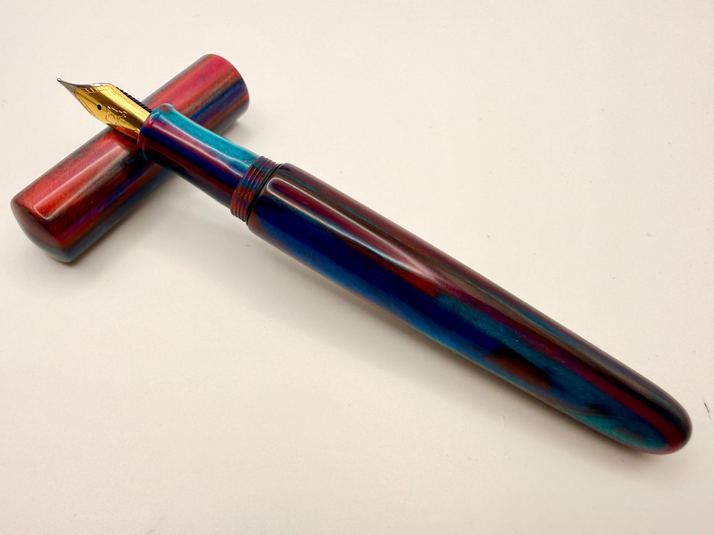 Lacerated Heart Laminate Resin Fountain Pen