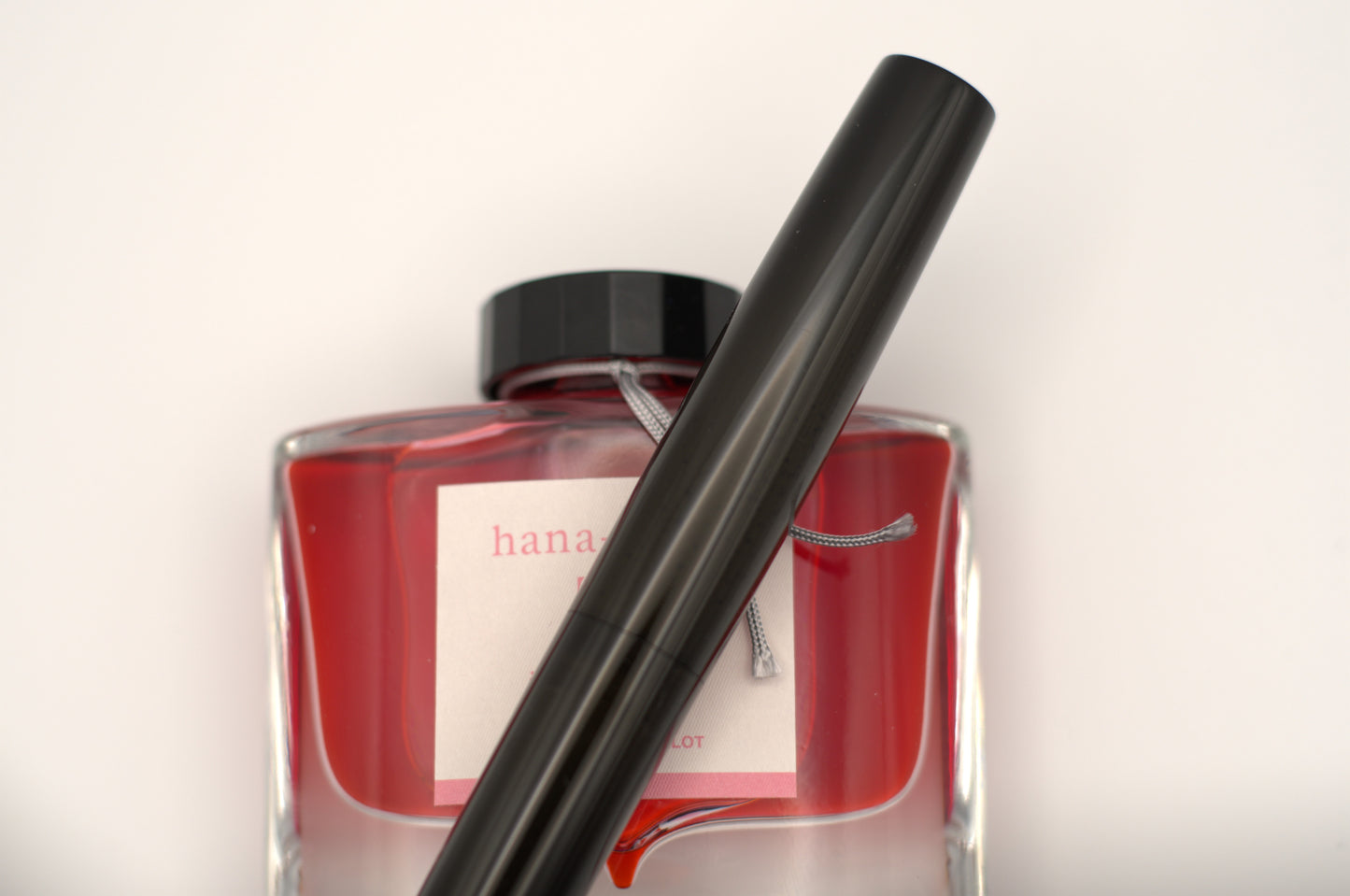 Seamless Black Ebonite Fountain Pen with Bock Nib