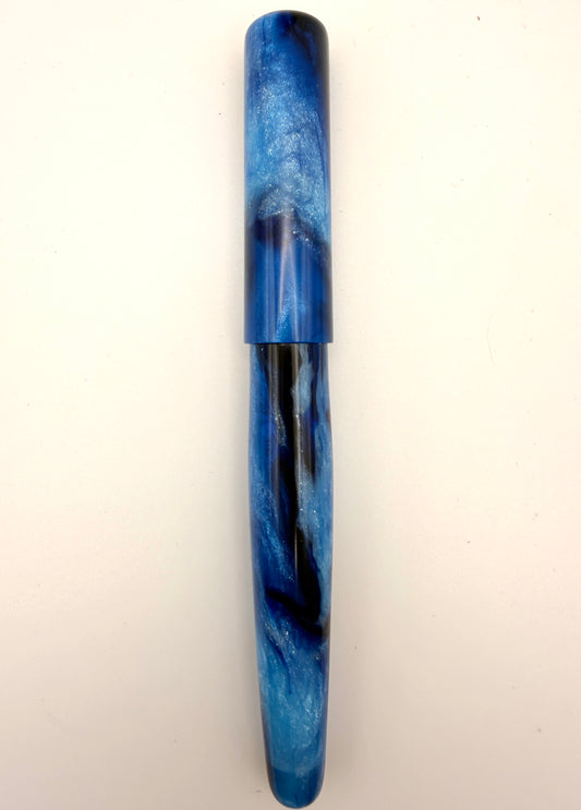 5 Blues Resin Fountain Pen