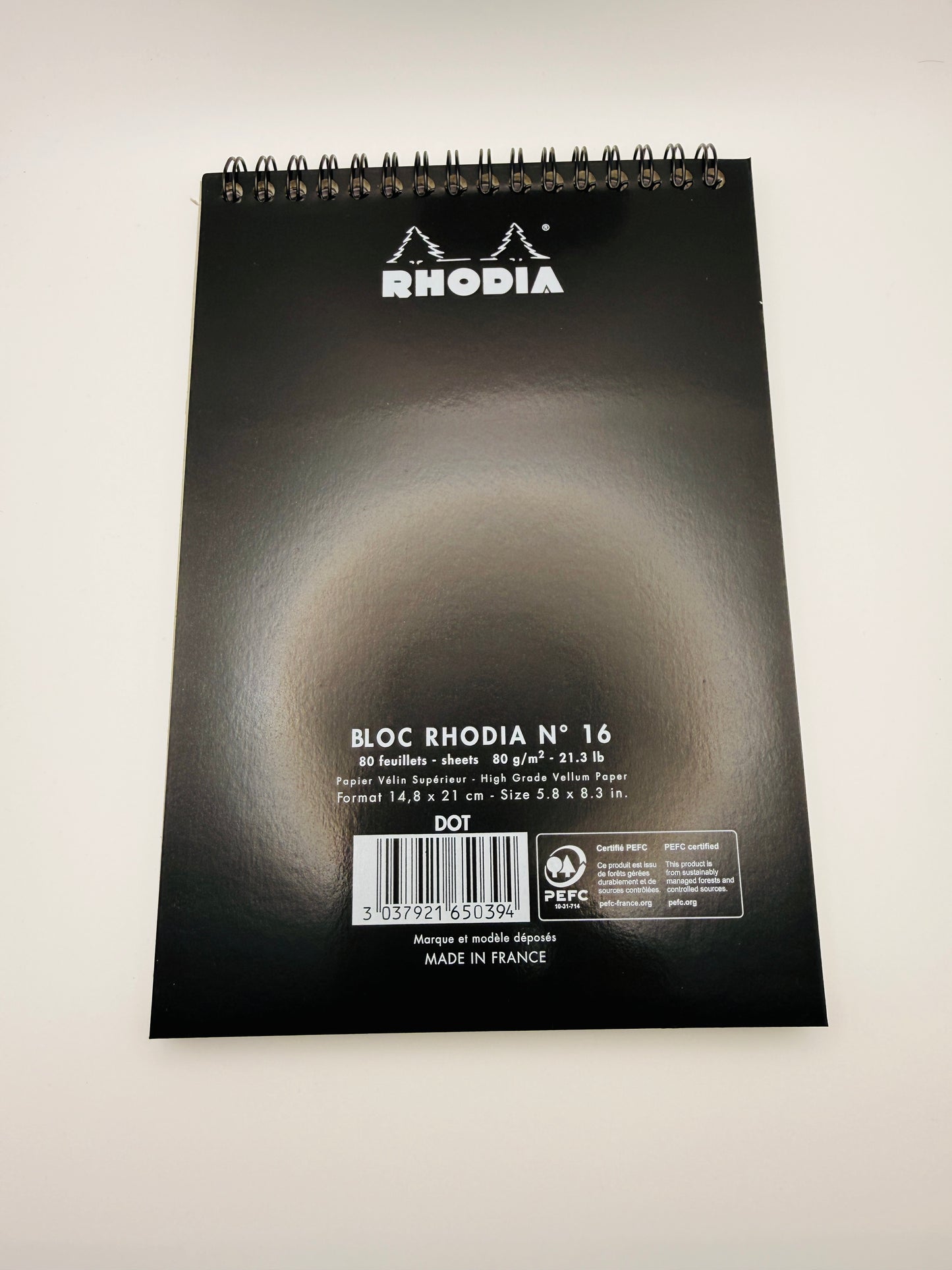 Wire bound Rhodia DotPad Notepad A5