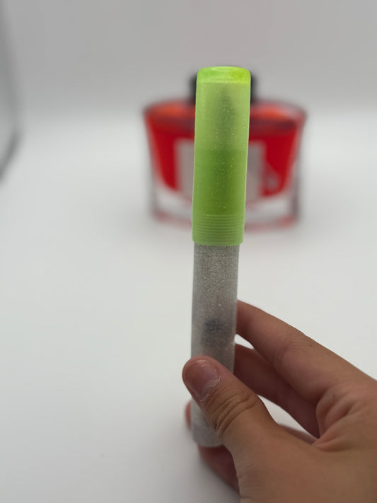 Resin Glitter with Glow in the Dark Cap Fountain Pen
