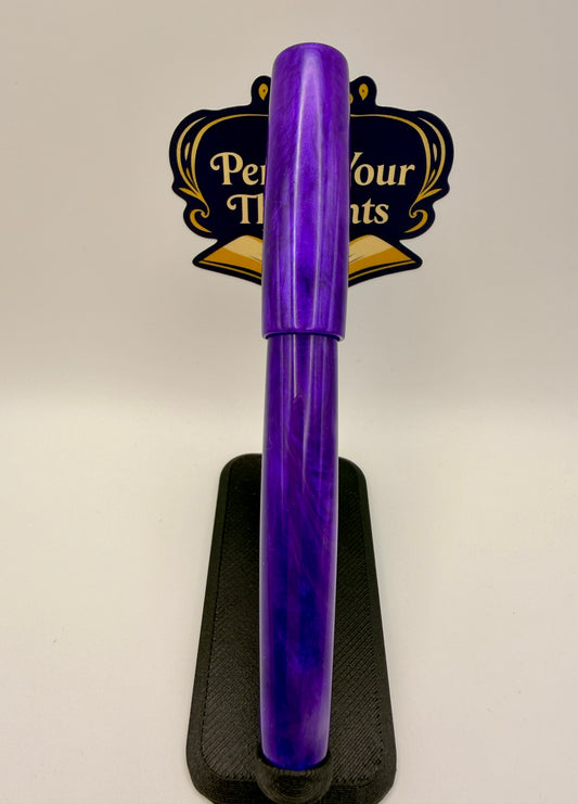 Purple Cast Resin Fountain Pen