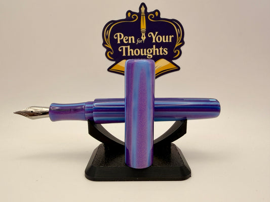 Purple Layered Resin Fountain Pen
