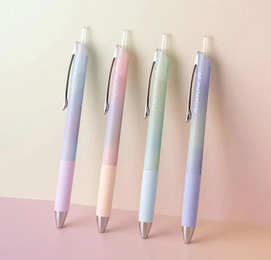 Limited Airy Design - Pentel FLOATUNE Retractable Oil Based 0.5mm Black Ink Made in Japan